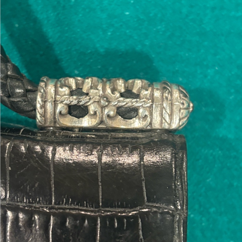 Brighton Vintage Croc embossed clutch organizer - Picture 2 of 10
